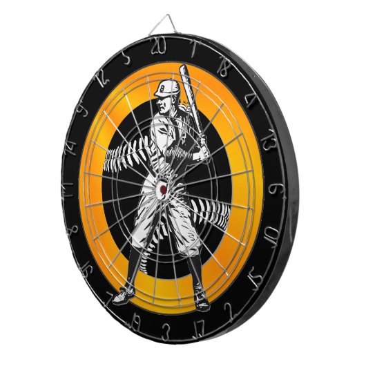 Baseball: kunstbord dartbord (Voorkant Rechts)