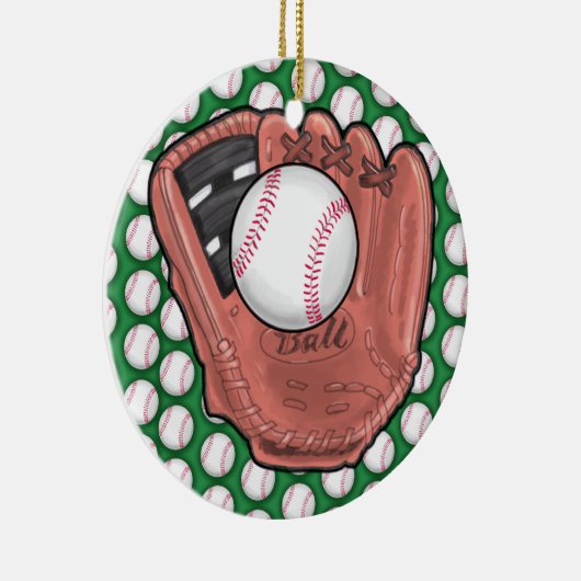 Baseball-Label / Ornament - SRF (Rechts)