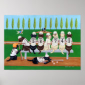 Baseball Labradors Poster (Voorkant)