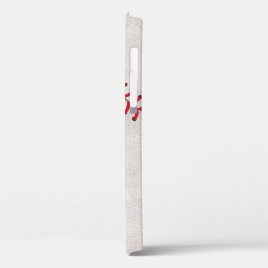 Baseball Lace Sport Thema Eigen naam Case-Mate iPhone Case (Achterkant / Links)