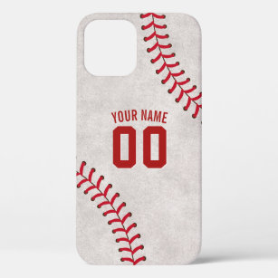 Baseball Lace Sport Thema Eigen naam Case-Mate iPhone Case