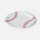 Baseball Laced Sports Thema All Star Papieren Bordje (Gekanteld)