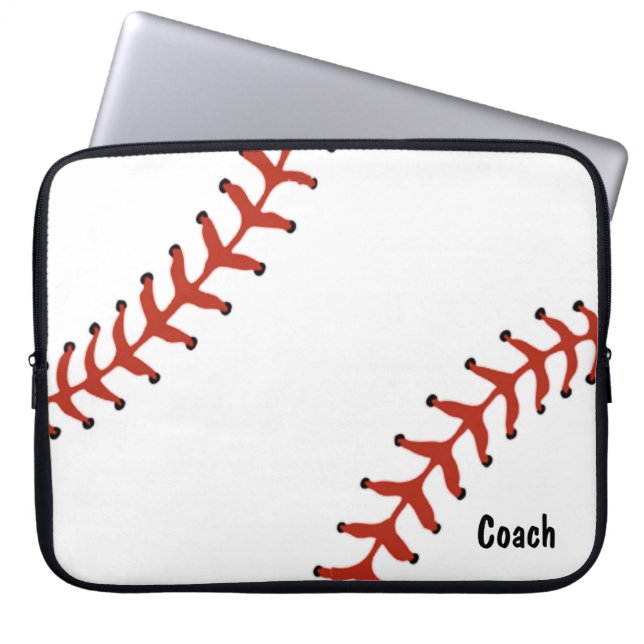Baseball-laptophoes Laptop Sleeve (Voorkant)
