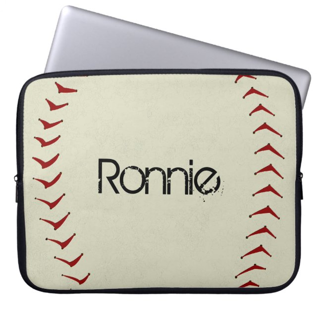 Baseball-laptophoes Laptop Sleeve (Voorkant)