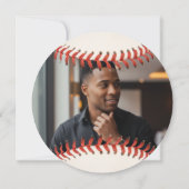 Baseball Last Swing Before the Ring Bachelor Party Kaart (Achterkant)