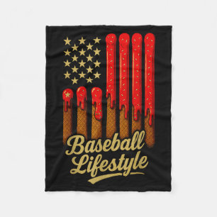 Baseball Leefstijl 101 Kleding Jeugd Baseball Drip Fleece Deken