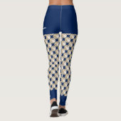 Baseball-Leggings team met Fake Blue Shorts Leggings (Achterkant)