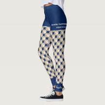 Baseball-Leggings team met Fake Blue Shorts