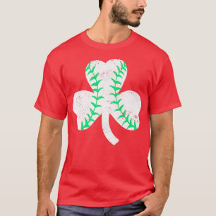 Baseball Leprechaun Shamrock St Patricks Day Manne T-shirt