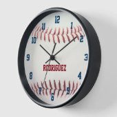 Baseball Let op een speciale wandklok (Hoek)