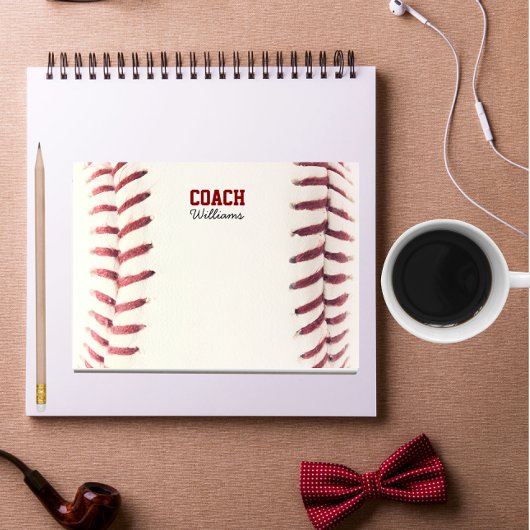 Baseball Let op maat voor coach Post-it notities Post-it® Notes