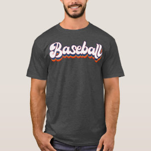 Baseball  Lettering T-shirt