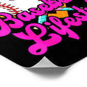 Baseball Life Lifestyle Home Plate Ice Cream Drip  Poster (Hoek)