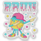 Baseball Life Style 101 Apparel Youth Drip Basebal Sticker (Voorkant)
