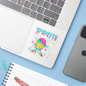 Baseball Life Style 101 Apparel Youth Drip Basebal Sticker (Laptop met iPhone)