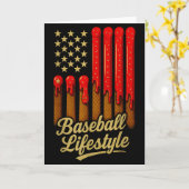 Baseball Lifestyle 101 Apparel Youth Baseball Drip Kaart (Gele Bloem)