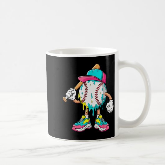 Baseball Lifestyle 101 Apparel Youth Baseball Drip Koffiemok (Rechts)