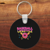 Baseball Lifestyle 101 Apparel Youth Drip Baseball Sleutelhanger (Voorkant)
