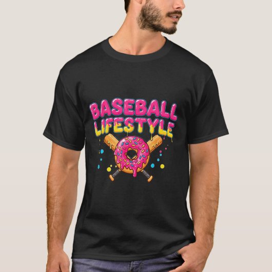 Baseball Lifestyle 101 Apparel Youth Drip Baseball T-shirt (Voorkant)