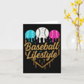 Baseball Lifestyle 101 Kleding Jeugd Baseball Drip Kaart (Gele Bloem)
