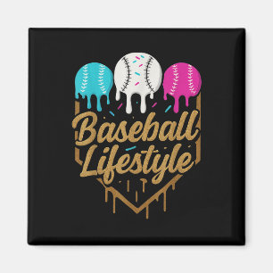 Baseball Lifestyle 101 Kleding Jeugd Baseball Drip Magneet
