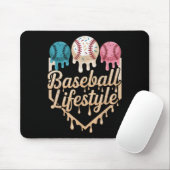 Baseball Lifestyle 101 Kleding Jeugd Baseball Drip Muismat (Met muis)