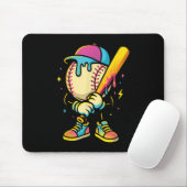 Baseball Lifestyle 101 Kleding Jeugd Baseball Drip Muismat (Met muis)