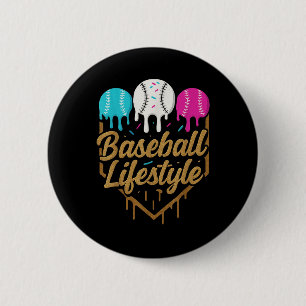 Baseball Lifestyle 101 Kleding Jeugd Baseball Drip Ronde Button 5,7 Cm