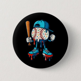Baseball Lifestyle 101 Kleding Jeugd Baseball Drip Ronde Button 5,7 Cm
