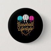 Baseball Lifestyle 101 Kleding Jeugd Baseball Drip Ronde Button 5,7 Cm (Voorkant)