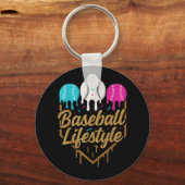 Baseball Lifestyle 101 Kleding Jeugd Baseball Drip Sleutelhanger (Voorkant)