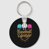 Baseball Lifestyle 101 Kleding Jeugd Baseball Drip Sleutelhanger (Voorkant)