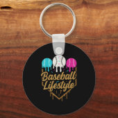 Baseball Lifestyle 101 Kleding Jeugd Baseball Drip Sleutelhanger (Voorkant)