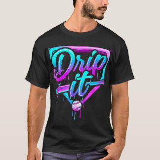 Baseball Lifestyle 101 Kleding Jeugd Baseball Drip T-shirt