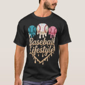 Baseball Lifestyle 101 Kleding Jeugd Baseball Drip T-shirt (Voorkant)