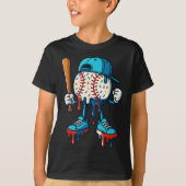 Baseball Lifestyle 101 Kleding Jeugd Baseball Drip T-shirt (Voorkant)