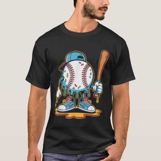 Baseball Lifestyle 101 T-shirt Jeugd Baseball Drip (Voorkant)