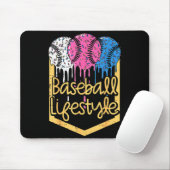 Baseball Lifestyle Ball Sprinkles Drip Boys Kids M Muismat (Met muis)