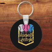 Baseball Lifestyle Ball Sprinkles Drip Boys Kids M Sleutelhanger (Voorkant)