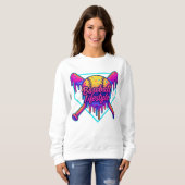 Baseball Lifestyle Kleding Jeugd Baseball Drip Ice Trui (Voorkant volledig)