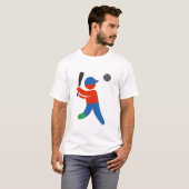 Baseball Lifestyle  T-shirt (Voorkant volledig)