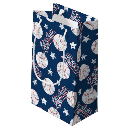 Baseball liga klein cadeauzakje (Achterkant Gekanteld)