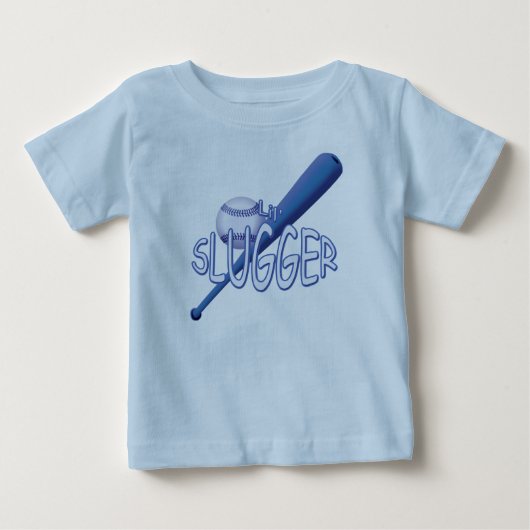 Baseball Lil' Slugger Blue T-Shirt (Voorkant)