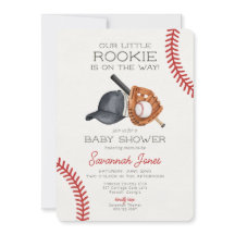 Baseball Little Rookie Baby shower