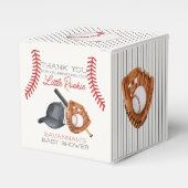 Baseball Little Rookie Home Run Baby shower Favori Bedankdoosjes (Voorkant Zijde)