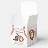 Baseball Little Rookie Home Run Baby shower Favori Bedankdoosjes (Geopend)