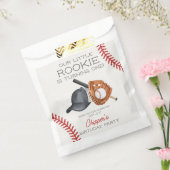 Baseball Little Rookie Home Run Verjaardag Bedankzakje (Gezegeld)