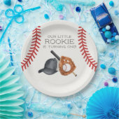 Baseball Little Rookie Home Run Verjaardagsfeest Papieren Bordje (Feest)