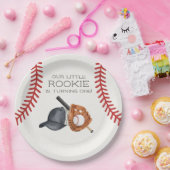 Baseball Little Rookie Home Run Verjaardagsfeest Papieren Bordje (Feest)