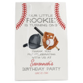 Baseball Little Rookie Home Run Verjaardagsgunst Medium Cadeauzakje (Voorkant)